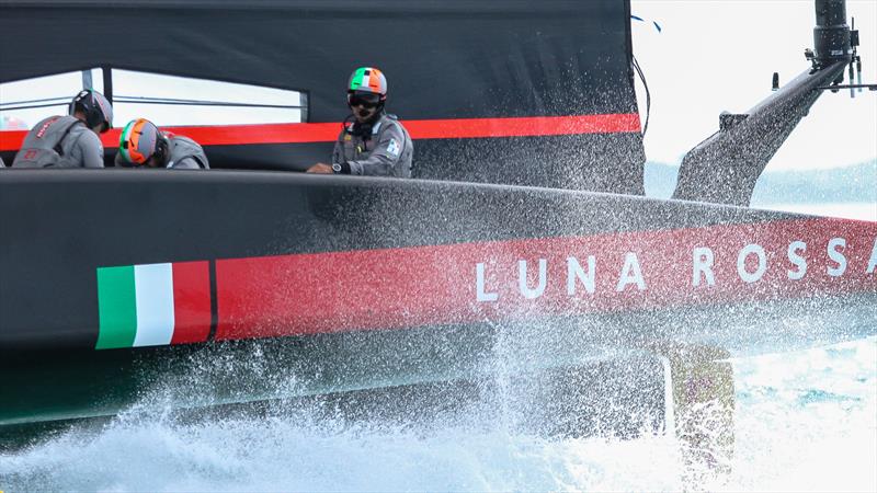 Francesco Bruni - Luna Rossa Prada Pirelli - Practice Day 1 - ACWS - December 8, 2020 - Waitemata Harbour - Auckland - 36th America's Cup photo copyright Richard Gladwell / Sail-World.com taken at Royal New Zealand Yacht Squadron and featuring the AC75 class