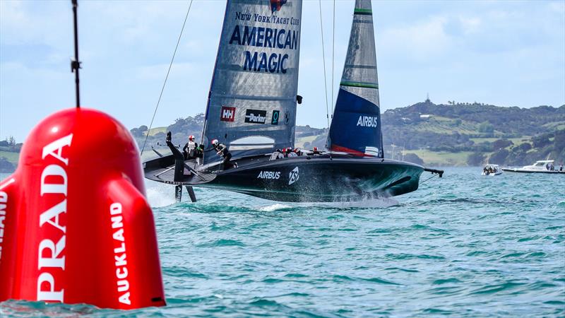 Patriot - American Magic - Practice Day 1 - Practice Day 1 - ACWS - December 8, 2020 - Waitemata Harbour - Auckland - 36th America's Cup photo copyright Richard Gladwell / Sail-World.com taken at Royal New Zealand Yacht Squadron and featuring the AC75 class