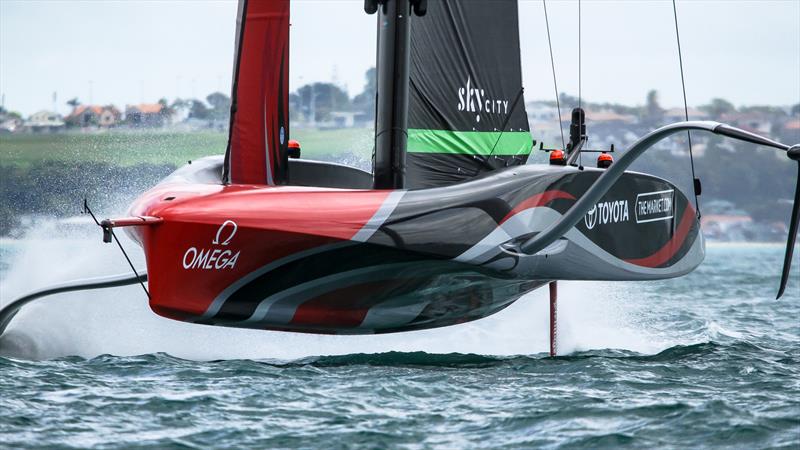 Te Rehutai - Emirates Team NZ  - Practice Day 1 - ACWS - December 8, 2020 - Waitemata Harbour - Auckland - 36th America's Cup photo copyright Richard Gladwell / Sail-World.com taken at Royal New Zealand Yacht Squadron and featuring the AC75 class