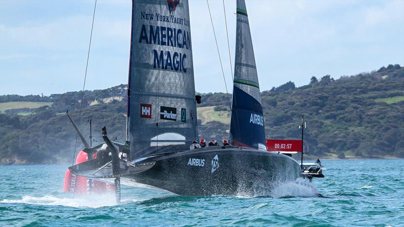 Patriot - American Magic - Practice Day 1 - Practice Day 1 - ACWS - December 8, 2020 - Waitemata Harbour - Auckland - 36th America's Cup - photo © Richard Gladwell / Sail-World.com
