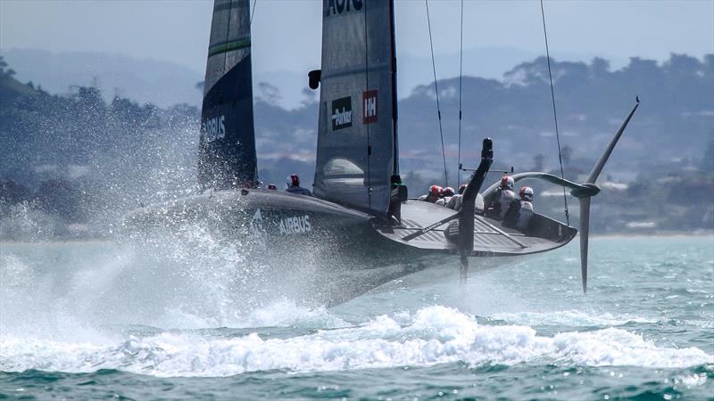 Patriot - American Magic - Practice Day 1 - ACWS - December 8, 2020 - Waitemata Harbour - Auckland - 36th America's Cup photo copyright Richard Gladwell / Sail-World.com taken at Royal New Zealand Yacht Squadron and featuring the AC75 class