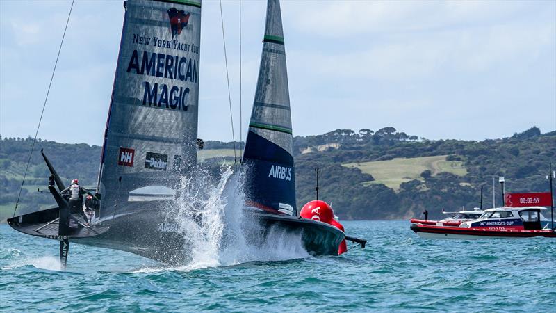 Patriot - American Magic - Practice Day 1 - Practice Day 1 - ACWS - December 8, 2020 - Waitemata Harbour - Auckland - 36th America's Cup photo copyright Richard Gladwell / Sail-World.com taken at Royal New Zealand Yacht Squadron and featuring the AC75 class