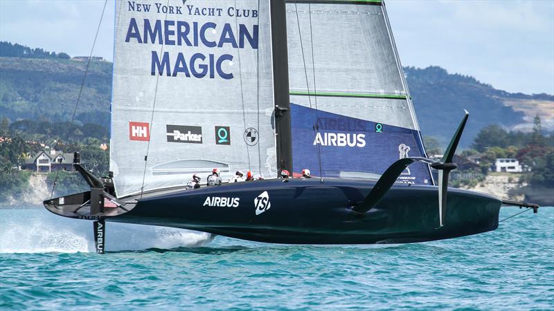 Patriot - American Magic - Practice Day 1 - ACWS - December 8, 2020 - Waitemata Harbour - Auckland - 36th America's Cup - photo © Richard Gladwell / Sail-World.com
