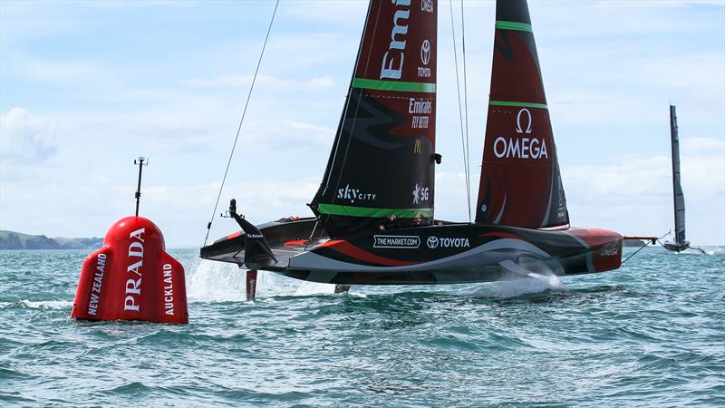 Te Rehutai - Emirates Team NZ - Practice Day 1 -  ACWS - December 8, 2020 - Waitemata Harbour - Auckland - 36th America's Cup photo copyright Richard Gladwell / Sail-World.com taken at Royal New Zealand Yacht Squadron and featuring the AC75 class