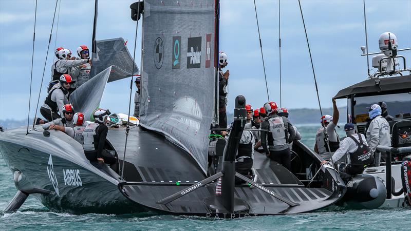 Patriot - American Magic - Practice Day 1 -  ACWS - December 8, 2020 - Waitemata Harbour - Auckland - 36th America's Cup photo copyright Richard Gladwell / Sail-World.com taken at Royal New Zealand Yacht Squadron and featuring the AC75 class