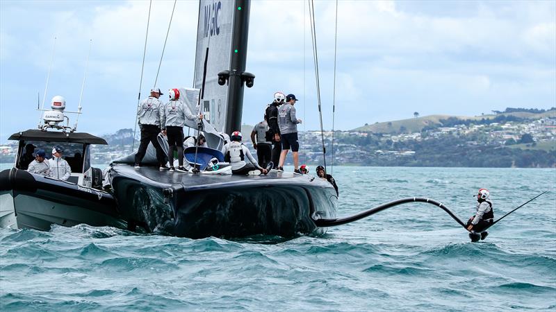 Patriot - American Magic - Practice Day 1 -  ACWS - December 8, 2020 - Waitemata Harbour - Auckland - 36th America's Cup photo copyright Richard Gladwell / Sail-World.com taken at Royal New Zealand Yacht Squadron and featuring the AC75 class