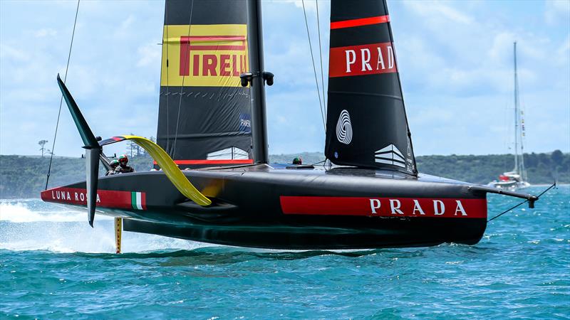 Luna Rossa Prada Pirelli - Practice Day 1 -  ACWS - December 8, 2020 - Waitemata Harbour - Auckland - 36th America's Cup photo copyright Richard Gladwell / Sail-World.com taken at Royal New Zealand Yacht Squadron and featuring the AC75 class