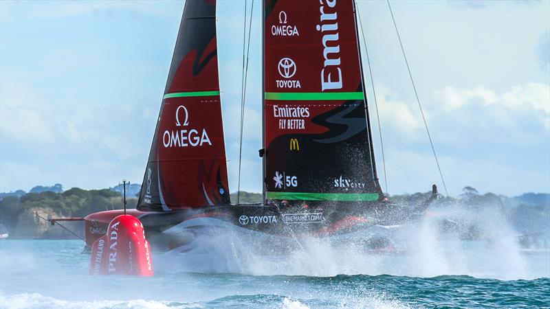 Te Rehutai - Emirates Team New Zealand - Practice Day 1 -  ACWS - December 8, 2020 - Waitemata Harbour - Auckland - 36th America's Cup - photo © Richard Gladwell / Sail-World.com