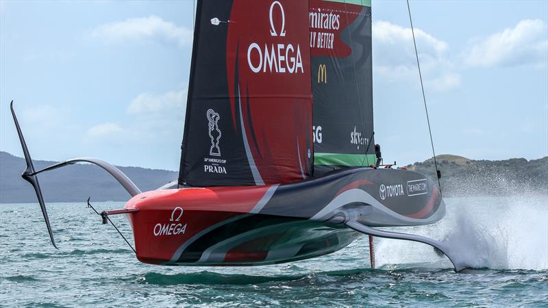 Te Rehutai - Emirates Team New Zealand - Practice Day 1 -  ACWS - December 8, 2020 - Waitemata Harbour - Auckland - 36th America's Cup photo copyright Richard Gladwell / Sail-World.com taken at Royal New Zealand Yacht Squadron and featuring the AC75 class