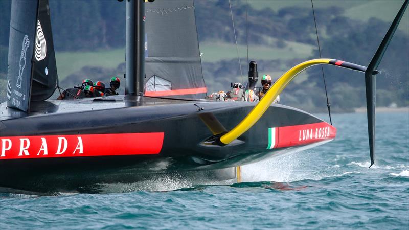 Luna Rossa Prada Pirelli - Practice Day 1 -  ACWS - December 8, 2020 - Waitemata Harbour - Auckland - 36th America's Cup photo copyright Richard Gladwell / Sail-World.com taken at Royal New Zealand Yacht Squadron and featuring the AC75 class