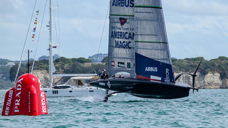 Patriot - American Magic - Practice Day 1 -  ACWS - December 8, 2020 - Waitemata Harbour - Auckland - 36th America's Cup photo copyright Richard Gladwell / Sail-World.com taken at Royal New Zealand Yacht Squadron and featuring the AC75 class