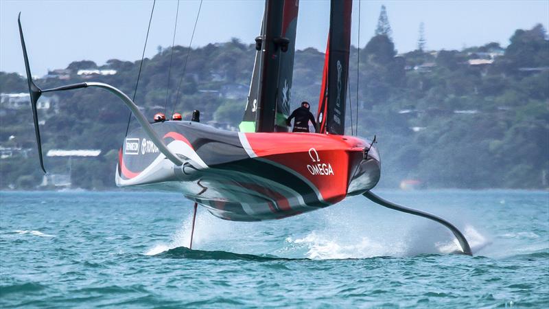 Te Rehutai - Emirates Team New Zealand - Practice Day 1 -  ACWS - December 8, 2020 - Waitemata Harbour - Auckland - 36th America's Cup - photo © Richard Gladwell / Sail-World.com