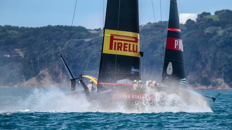 Luna Rossa Prada Pirelli - Practice Day 1 -  ACWS - December 8, 2020 - Waitemata Harbour - Auckland - 36th America's Cup photo copyright Richard Gladwell / Sail-World.com taken at Royal New Zealand Yacht Squadron and featuring the AC75 class