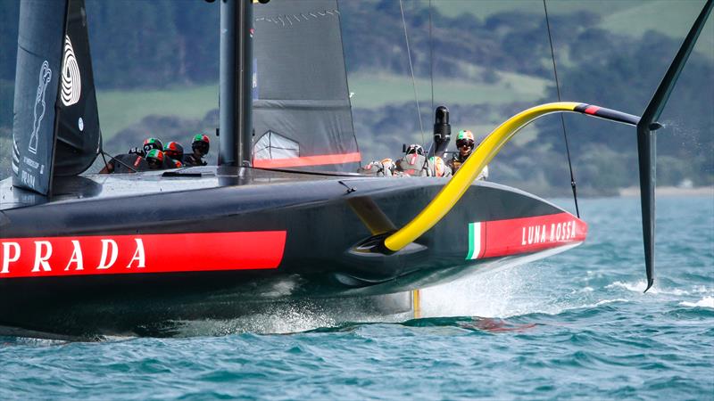 Luna Rossa Prada Pirelli - Practice Day 1 -  ACWS - December 8, 2020 - Waitemata Harbour - Auckland - 36th America's Cup photo copyright Richard Gladwell / Sail-World.com taken at Royal New Zealand Yacht Squadron and featuring the AC75 class