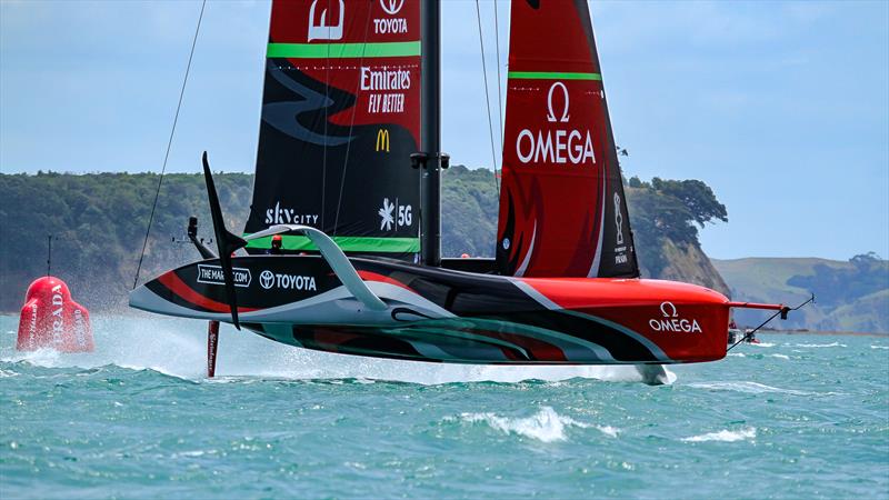 Te Rehutai, Emirates Team New Zealand - December 11, 2020, - Waitemata Harbour - America's Cup 36 photo copyright Richard Gladwell / Sail-World.com taken at Royal New Zealand Yacht Squadron and featuring the AC75 class