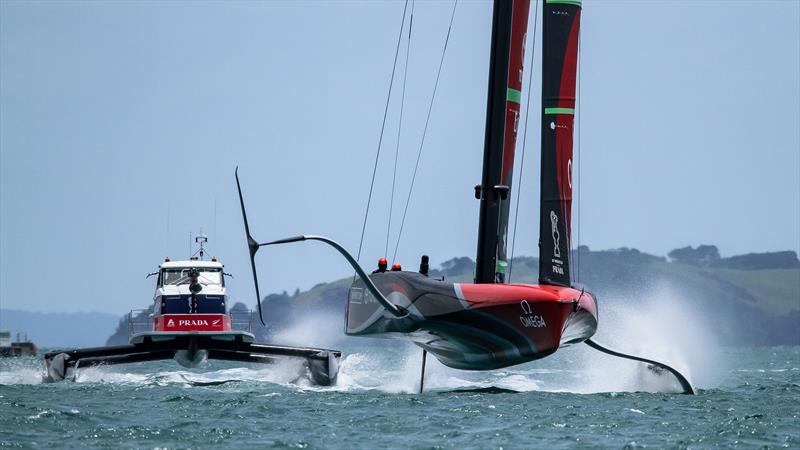 Te Rehutai, Emirates Team New Zealand - December 11, 2020, - Waitemata Harbour - America's Cup 36 photo copyright Richard Gladwell / Sail-World.com taken at Royal New Zealand Yacht Squadron and featuring the AC75 class