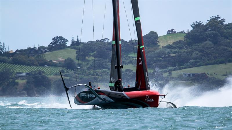 Te Rehutai, Emirates Team New Zealand - December 11, 2020, - Waitemata Harbour - America's Cup 36 photo copyright Richard Gladwell / Sail-World.com taken at Royal New Zealand Yacht Squadron and featuring the AC75 class