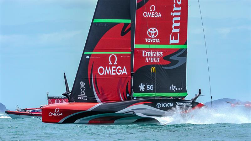 Te Rehutai, Emirates Team New Zealand - December 11, 2020, - Waitemata Harbour - America's Cup 36 photo copyright Richard Gladwell / Sail-World.com taken at Royal New Zealand Yacht Squadron and featuring the AC75 class