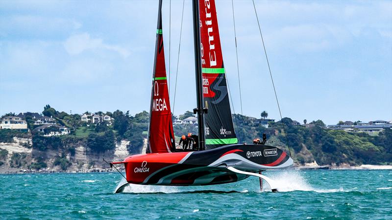 Te Rehutai, Emirates Team New Zealand - December 11, 2020, - Waitemata Harbour - America's Cup 36 photo copyright Richard Gladwell / Sail-World.com taken at Royal New Zealand Yacht Squadron and featuring the AC75 class