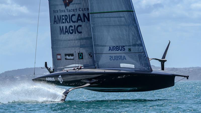 American Magic  - America's Cup World Series Practice - Waitemata Harbour - December 14, 2020 - 36th Americas Cup - photo © Richard Gladwell / Sail-World.com