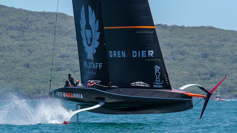 INEOS Team UK - America's Cup World Series Practice - Waitemata Harbour - December 15, 2020 - 36th Americas Cup photo copyright Richard Gladwell / Sail-World.com taken at Royal New Zealand Yacht Squadron and featuring the AC75 class