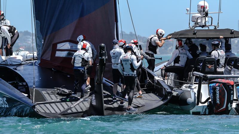 American Magic - America's Cup World Series Practice - Waitemata Harbour - December 15, 2020 - 36th Americas Cup photo copyright Richard Gladwell / Sail-World.com taken at Royal New Zealand Yacht Squadron and featuring the AC75 class