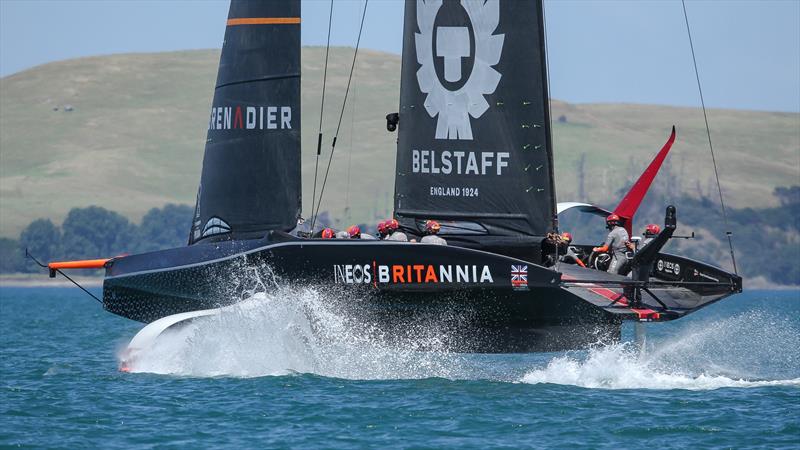 INEOS Team UK - America's Cup World Series Practice - Waitemata Harbour - December 15, 2020 - 36th Americas Cup photo copyright Richard Gladwell / Sail-World.com taken at Royal New Zealand Yacht Squadron and featuring the AC75 class