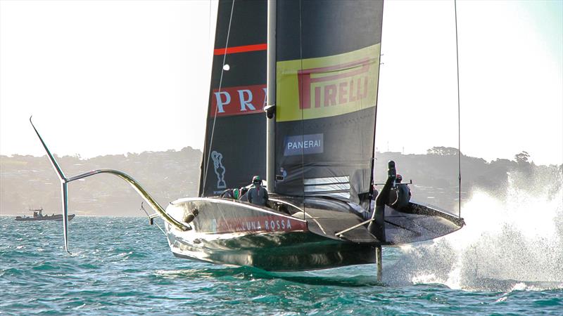 Luna Rossa - America's Cup World Series Practice - Waitemata Harbour - December 15, 2020 - 36th Americas Cup photo copyright Richard Gladwell / Sail-World.com taken at Royal New Zealand Yacht Squadron and featuring the AC75 class