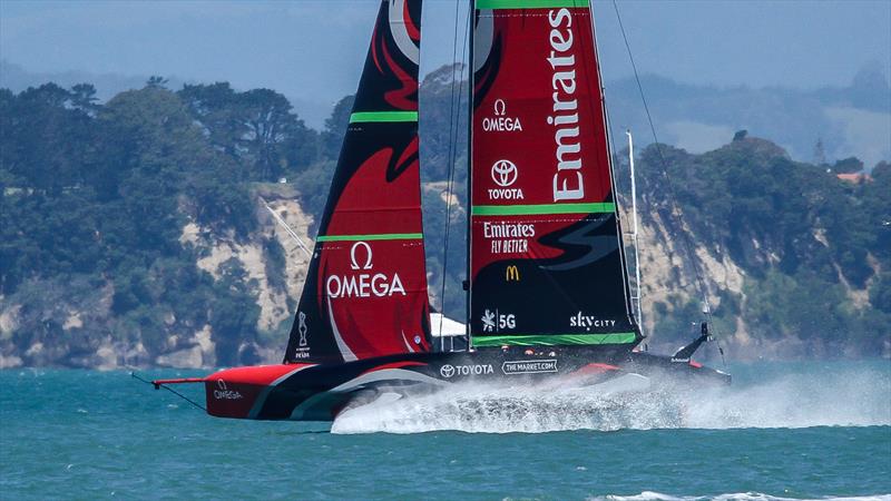 Emirates Team New Zealand - America's Cup World Series - Day 1 - Waitemata Harbour - December 17, 2020 - 36th Americas Cup presented by Prada - photo © Richard Gladwell / Sail-World.com