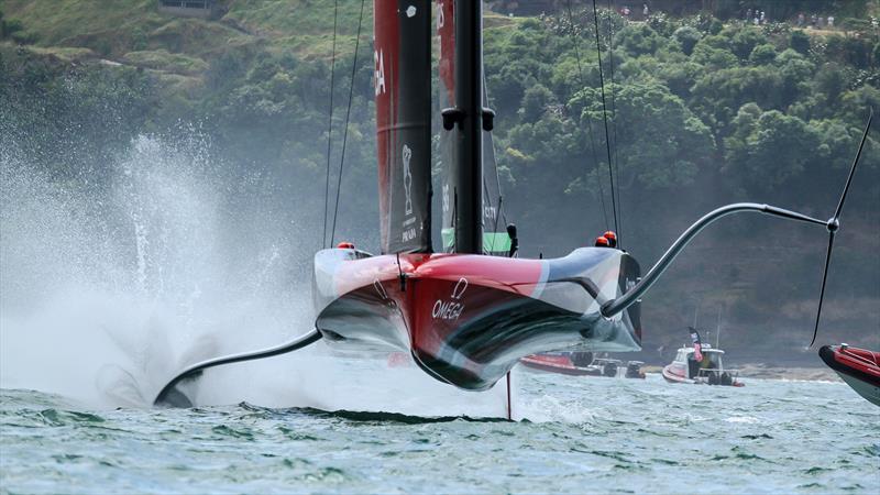 Te Rehutai - Emirates Team New Zealand - America's Cup World Series - Day 2 - Waitemata Harbour - December 18, 2020 - 36th Americas Cup presented by Prada - photo © Richard Gladwell / Sail-World.com