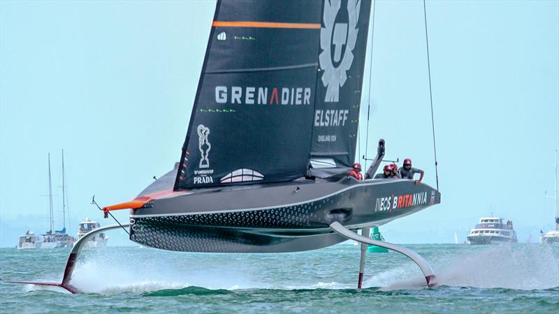 INEOS Team UK - America's Cup World Series - Day 2 - Waitemata Harbour - December 18, 2020 - 36th Americas Cup presented by Prada photo copyright Richard Gladwell / Sail-World.com taken at Royal New Zealand Yacht Squadron and featuring the AC75 class