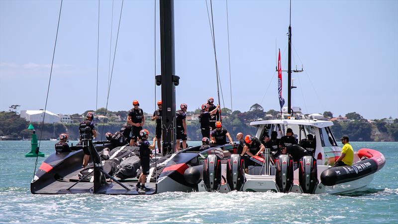  Te Rehutai - Emirates Team New Zealand - America's Cup World Series - Day 3 - Waitemata Harbour - December 19, 2020 - 36th Americas Cup presented by Prada - photo © Richard Gladwell / Sail-World.com