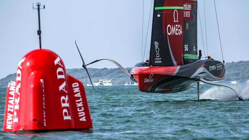Te Rehutai, Emirates Team New Zealand - America's Cup World Series - December 2020 - Waitemata Harbour - America's Cup 36 photo copyright Richard Gladwell / Sail-World.com taken at Royal New Zealand Yacht Squadron and featuring the AC75 class