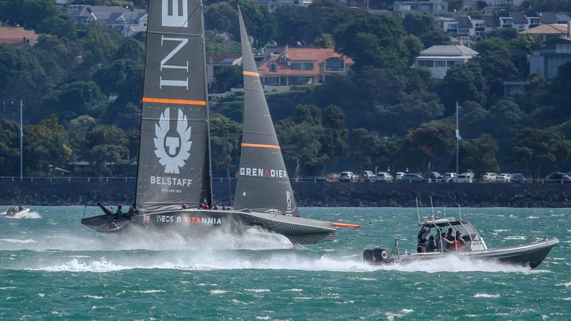 INEOS Team UK - December 30, 2020 - Waitemata Harbour - Auckland - 36th America's Cup photo copyright Richard Gladwell / Sail-World.com taken at Royal Yacht Squadron and featuring the AC75 class