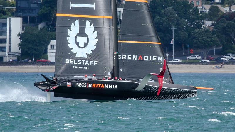 INEOS Team UK - December 30, 2020 - Waitemata Harbour - Auckland - 36th America's Cup - photo © Richard Gladwell / Sail-World.com