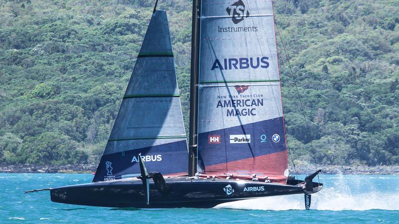 American Magic - Waitemata Harbour - January 6, 2021 - 36th America's Cup photo copyright Richard Gladwell / Sail-World.com taken at Royal New Zealand Yacht Squadron and featuring the AC75 class