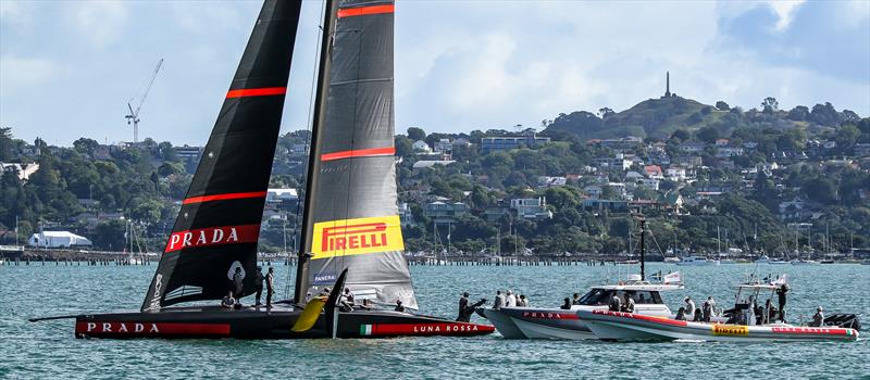 Luna Rossa  - Waitemata Harbour - January 8, 2021 - 36th America's Cup - photo © Richard Gladwell / Sail-World.com