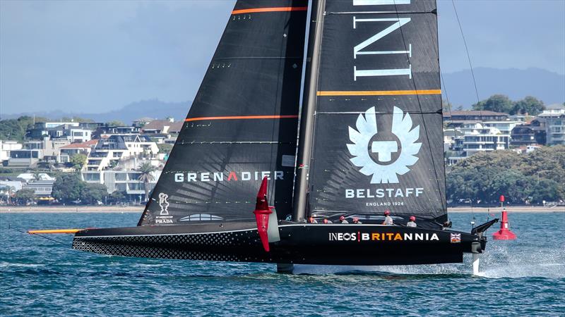 INEOS Team UK  - Waitemata Harbour - January 8, 2021 - 36th America's Cup photo copyright Richard Gladwell / Sail-World.com taken at Royal Yacht Squadron and featuring the AC75 class