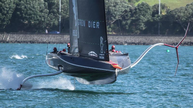 INEOS Team UK  - Waitemata Harbour - January 8, 2021 - 36th America's Cup photo copyright Richard Gladwell / Sail-World.com taken at Royal Yacht Squadron and featuring the AC75 class