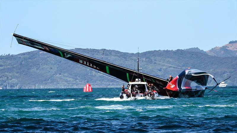 Te Rehutai, Emirates Team New Zealand - January 11, 2021 - Waitemata Harbour - America's Cup 36 - photo © Richard Gladwell / Sail-World.com