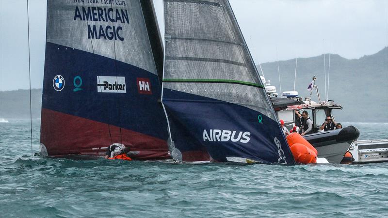 American Magic - Patriot - Hauraki Gulf - January 17, 2021 - Prada Cup - 36th America's Cup photo copyright Richard Gladwell / Sail-World.com taken at Royal New Zealand Yacht Squadron and featuring the AC75 class