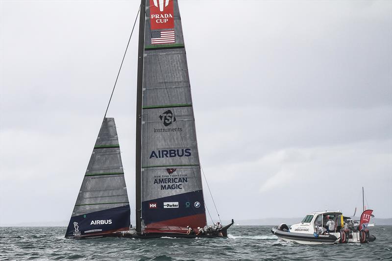 American Magic - Patriot - Hauraki Gulf - January 17, 2021 - Prada Cup - 36th America's Cup photo copyright Richard Gladwell / Sail-World.com taken at New York Yacht Club and featuring the AC75 class