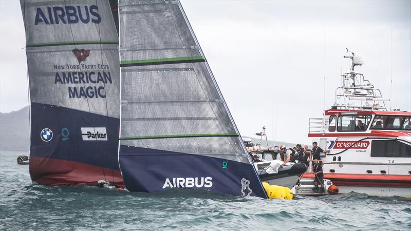 American Magic - Patriot - Hauraki Gulf - January 17, 2021 - Prada Cup - 36th America's Cup photo copyright Richard Gladwell / Sail-World.com taken at New York Yacht Club and featuring the AC75 class