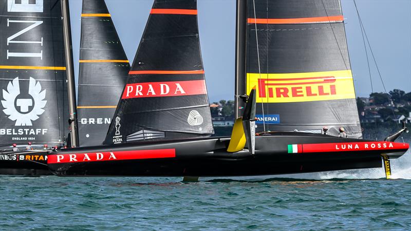 Luna Rossa - Waitemata Harbour - January 23, 2021 - Prada Cup - 36th America's Cup photo copyright Richard Gladwell - Sail-World.com / nz taken at Royal New Zealand Yacht Squadron and featuring the AC75 class