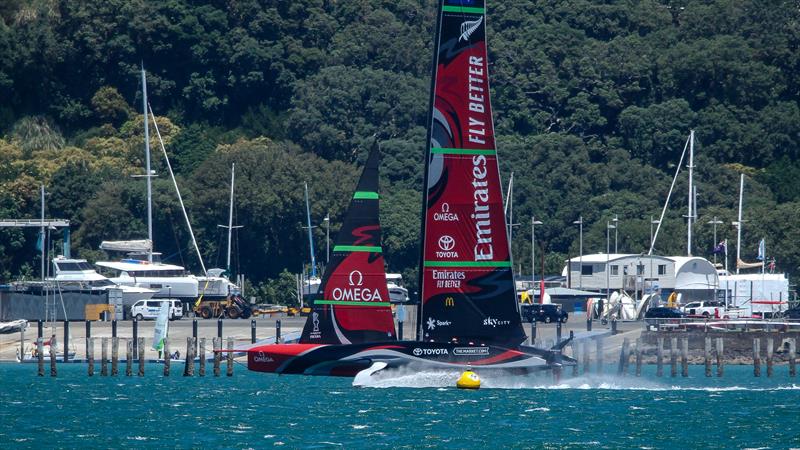 Te Rehutai, Emirates Team New Zealand - January 25, 2021 - Waitemata Harbour - America's Cup 36 - photo © Richard Gladwell / Sail-World.com