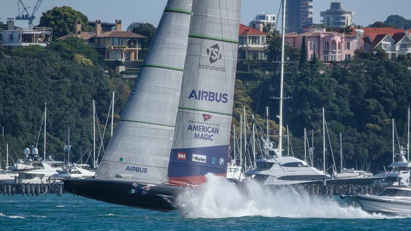 6. American Magic - Patriot - Waitemata Harbour - January 27, 2021 - 36th America's Cup photo copyright Richard Gladwell / Sail-World.com taken at New York Yacht Club and featuring the AC75 class