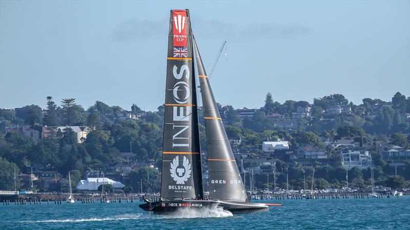 INEOS Team UK - Waitemata Harbour - January 27, 2021 - 36th America's Cup photo copyright Richard Gladwell / Sail-World.com taken at Royal Yacht Squadron and featuring the AC75 class