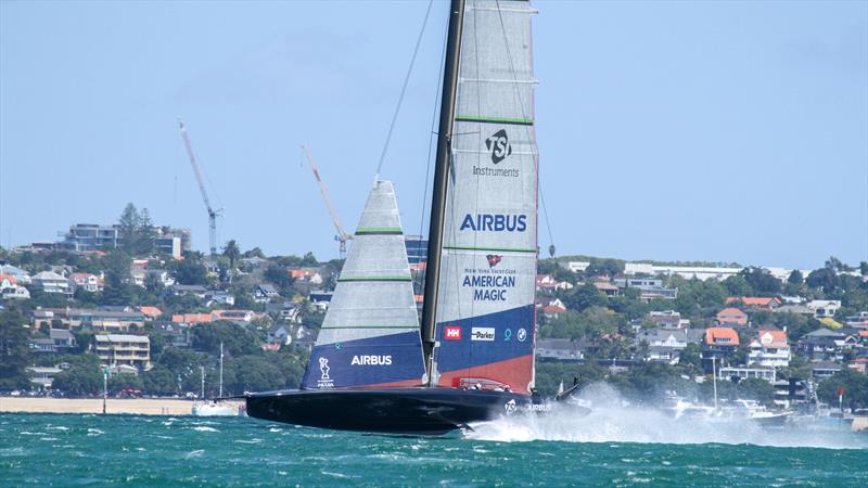 American Magic - Patriot - Waitemata Harbour - January 29,  2021 - 36th America's Cup - photo © Richard Gladwell / Sail-World.com