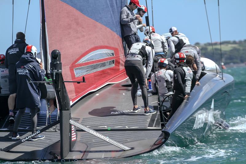 American Magic - Patriot - Waitemata Harbour - January 29, 2021 - 36th America's Cup - photo © Richard Gladwell / Sail-World.com