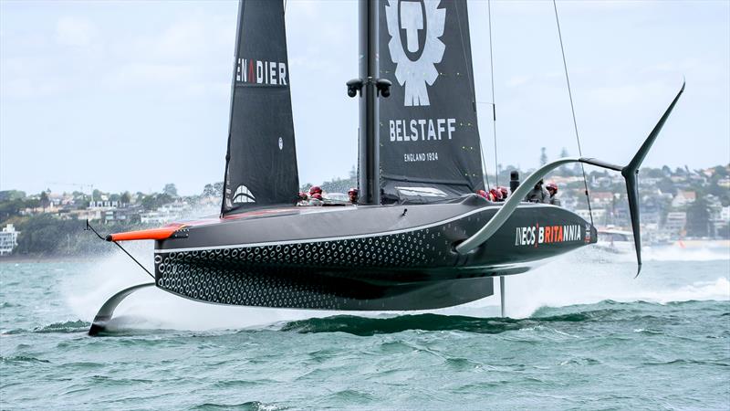 INEOS Team UK - Waitemata Harbour - January 29, - 36th America's Cup photo copyright Richard Gladwell / Sail-World.com taken at Royal New Zealand Yacht Squadron and featuring the AC75 class